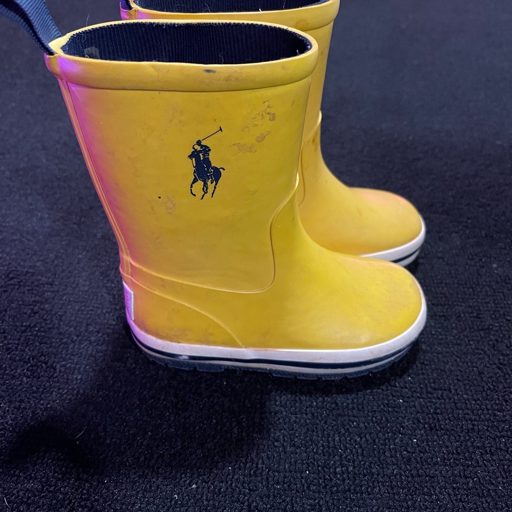 Polo by Ralph Lauren Kids' Bright Yellow Rain Boots